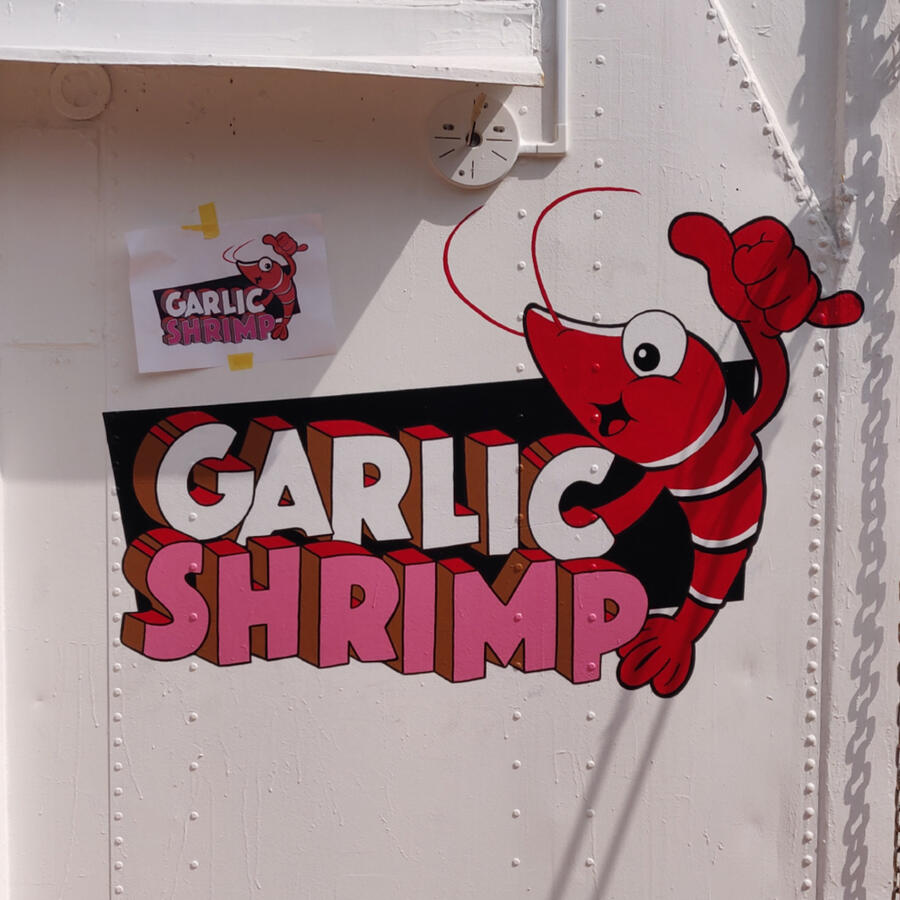 Ishigaki garlic prawns